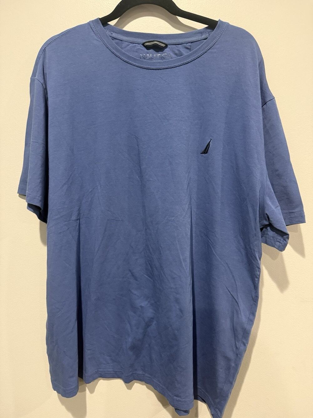 Nautica Men's XXL Blue Short Sleeve T-Shirt Pullover Athletic Performance Tee